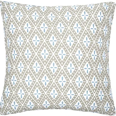 Carol & Frank 26" X 26" Liam Sky Handcrafted Cotton Euro Sham In Multi