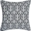 Carol & Frank 26" X 26" Naya Geometric Cotton Euro Sham In Black