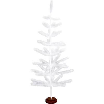 Carol & Frank 48" X 16" Pampas Tree Figurines In White