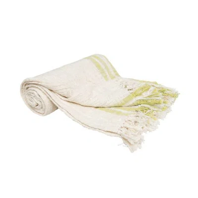 Carol & Frank 50" X 60" Morgan Tasseled Woven Throw In Multi