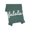 Carol & Frank A Christmas Holiday Tufted Solid Throw Blankets In Green