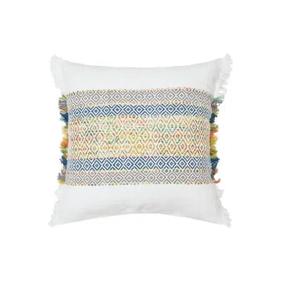 Carol & Frank Ashley Cotton Blend Throw Square Pillow Cover & Insert