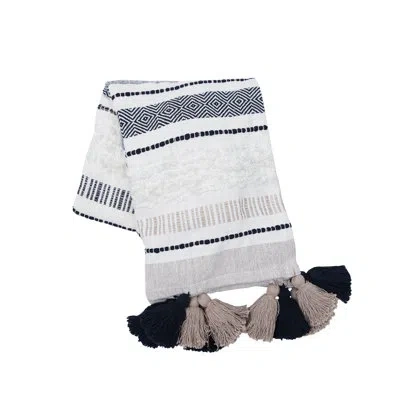 Carol & Frank Barton Dune Onyx Throw In Black