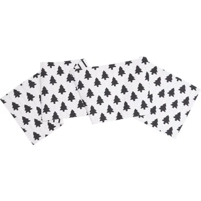 Carol & Frank Black And White Forest Table Runner 14" X 72"