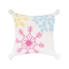 Carol & Frank Boho Christmas Throw Pillow, 20" X 20" In Multi
