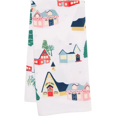 Carol & Frank Boho Christmas Village Wonderland Towel In Multi