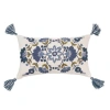 Carol & Frank Bray Throw Pillow In Blue
