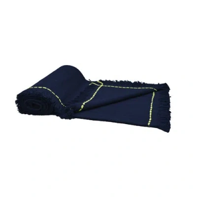 Carol & Frank Cheryl Throw Blanket Collection In Blue