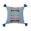 Carol & Frank Ciara Throw Pillow, 22" X 22" In Blue