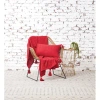 Carol & Frank Constance Ruby Pillow In Red