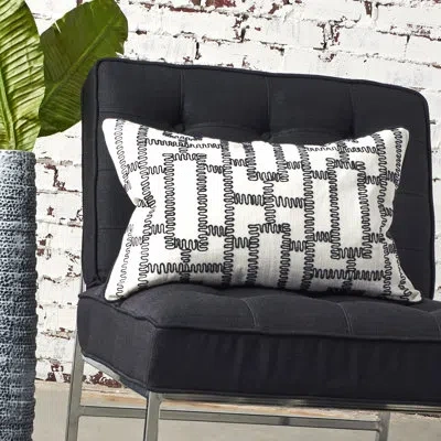 Carol & Frank Crawford Cotton Lumbar Pillow