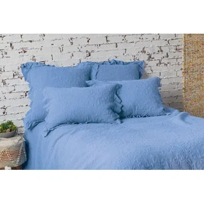 Carol & Frank Dabney Nowak Cotton Reversible Quilt In Santorini