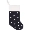 Carol & Frank Dots Stocking Collection In Black