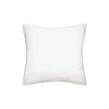 Carol & Frank Graham Diamond Pattern White 100% Cotton Euro Pillow Sham 26" X 26" In White