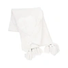 Carol & Frank Heart Throw In White