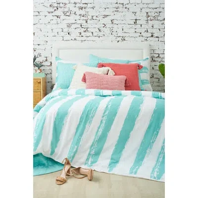 Carol & Frank James Blue Cotton Reversible Quilt