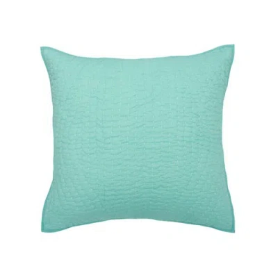 Carol & Frank James Cotton Euro Pillow Sham In Green
