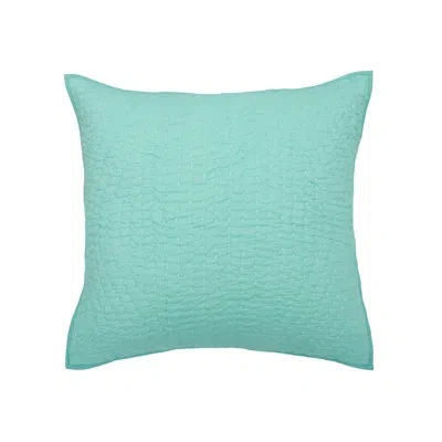 Carol & Frank James Euro Sham In Green