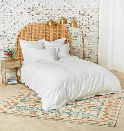Carol & Frank Keller King Duvet Cover In White