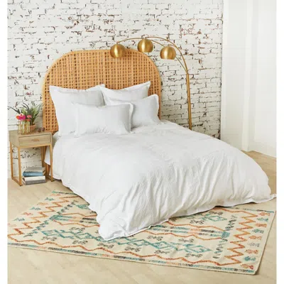 Carol & Frank Keller Queen Duvet Cover In Multi