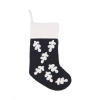 Carol & Frank Leaves Stocking Collection In Black