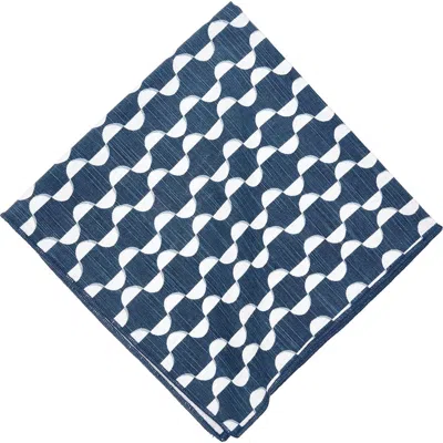 Carol & Frank Lee Indigo Napkin Set Of 4 In Blue