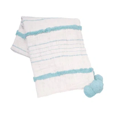 Carol & Frank Lee Throw Blankets Collection In Blue