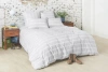 Carol & Frank Mason Queen Duvet Cover In White