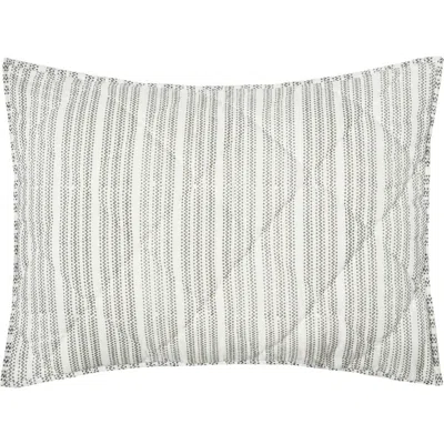 Carol & Frank Midge Cotton Standard Sham In Gray