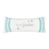 Carol & Frank Morgan Christmas Holiday Striped Decorative Lumbar Pillow Collection In White