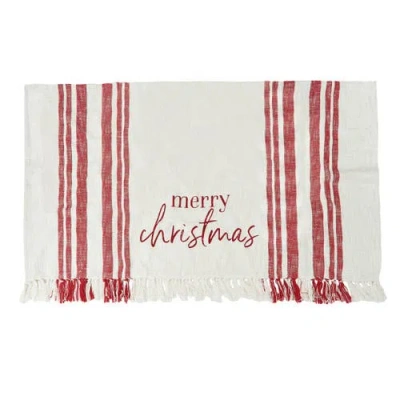 Carol & Frank Morgan Christmas Throw In Multi