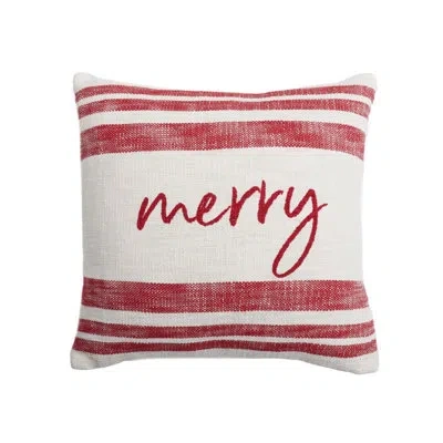 Carol & Frank Morgan Cotton Blend Throw Square Pillow Cover & Insert