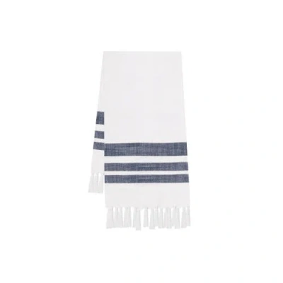 Carol & Frank Morgan Stripes Towel Collection In Blue