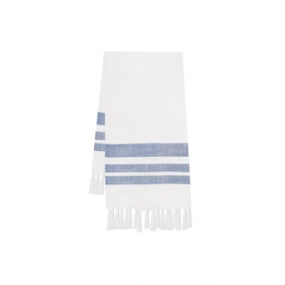 Carol & Frank Morgan Stripes Towel Collection In Blue