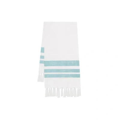 Carol & Frank Morgan Stripes Towel Collection In Green