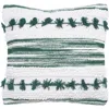 Carol & Frank Oriana Tufted Textured Cotton Decorative Throw Pillow In Green