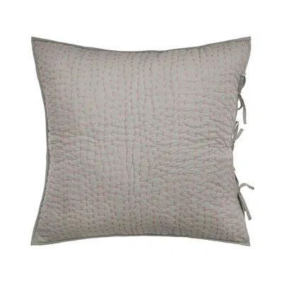 Carol & Frank Polly Euro Sham In Grey