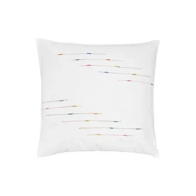 Carol & Frank Raina Euro Sham In White