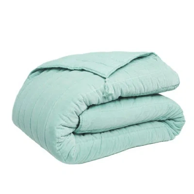 Carol & Frank River Surf Personal Comforter In Green