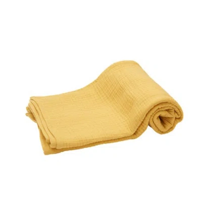Carol & Frank Ryker Dandelion Throw Blanket In Yellow