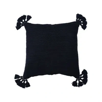 Carol & Frank Square Pillow Cover & Insert In Onyx