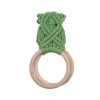 Carol & Frank Succulent Kitchen Towel Holder In Green