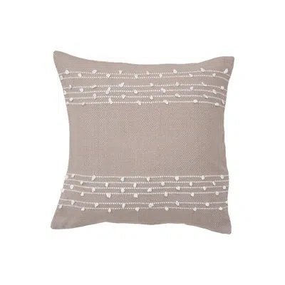 Carol & Frank Tabb Square Pillow Cover & Insert In Dune