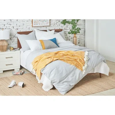 Carol & Frank Tate Gray 100% Cotton Duvet Cover