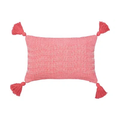 Carol & Frank Throw Rectangular Pillow Cover & Insert In Pink