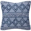 Carol & Frank Trinity Throw Pillow In Blue