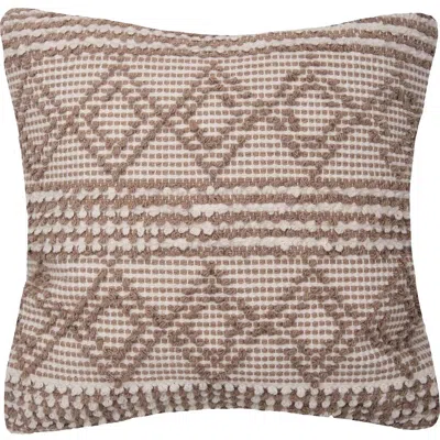 Carol & Frank Trinity Throw Pillow In Brown
