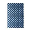Carol & Frank Wavy Dot Towel In Blue