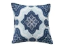 Carol & Frank William Indigo Blue And Surf Pillow, 20" X 20" In Blue