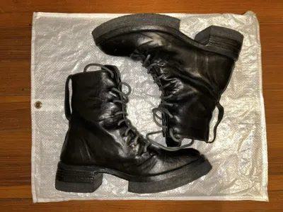 Pre-owned Carol Christian Poell Am2609-in Cors-ptc/010 - Portable Paper Dart Combat 100% Le Shoes In Black
